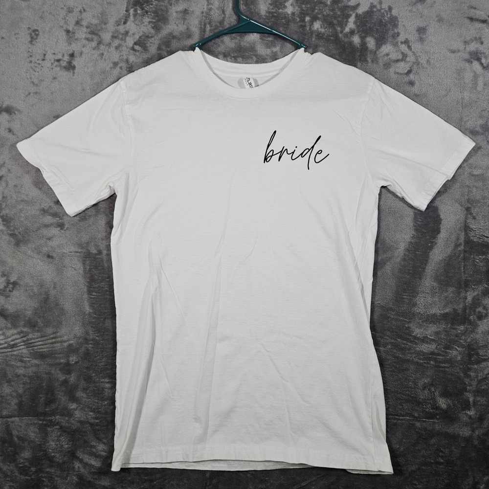 Outlash Wear Bride&Groom Matching Wedding T-Shirt Graphic Tee‎ Size Medium & 2XL